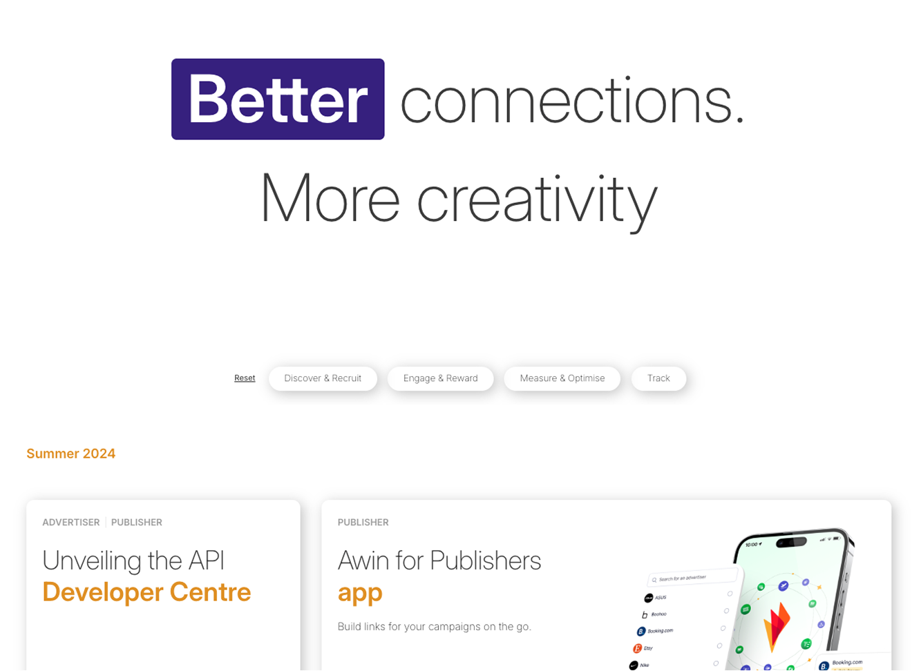 Better connections. More creativity.